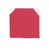 Rosa Red Crepe De Chine — lightweight with a low-sheen matte finish and a soft, fluid drape, 100% mulberry silk, 137cm wide