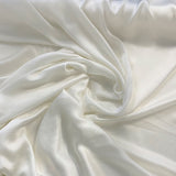 Ivory Rose Petal Satin — a soft satin with a smooth, subtle sheen