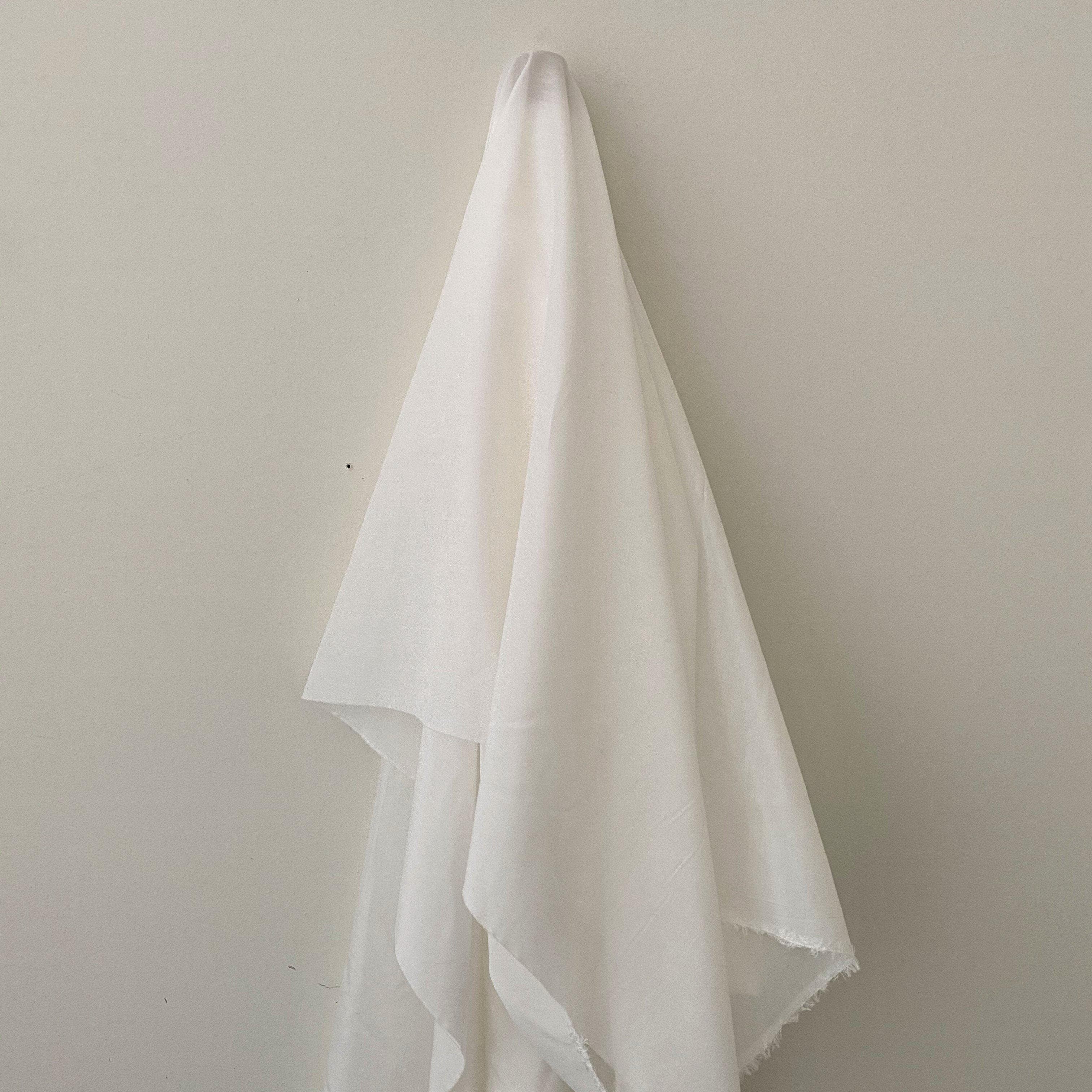 Silk Cotton Voile Ivory