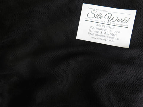 Silk Tulle Black