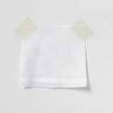 Silk White Linen — mid-weight plain-weave linen with a slightly crisp handle that softens with wear, 100% linen, 135cm wide