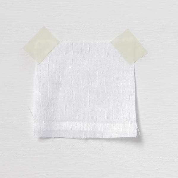 Silk White Linen — mid-weight plain-weave linen with a slightly crisp handle that softens with wear, 100% linen, 135cm wide