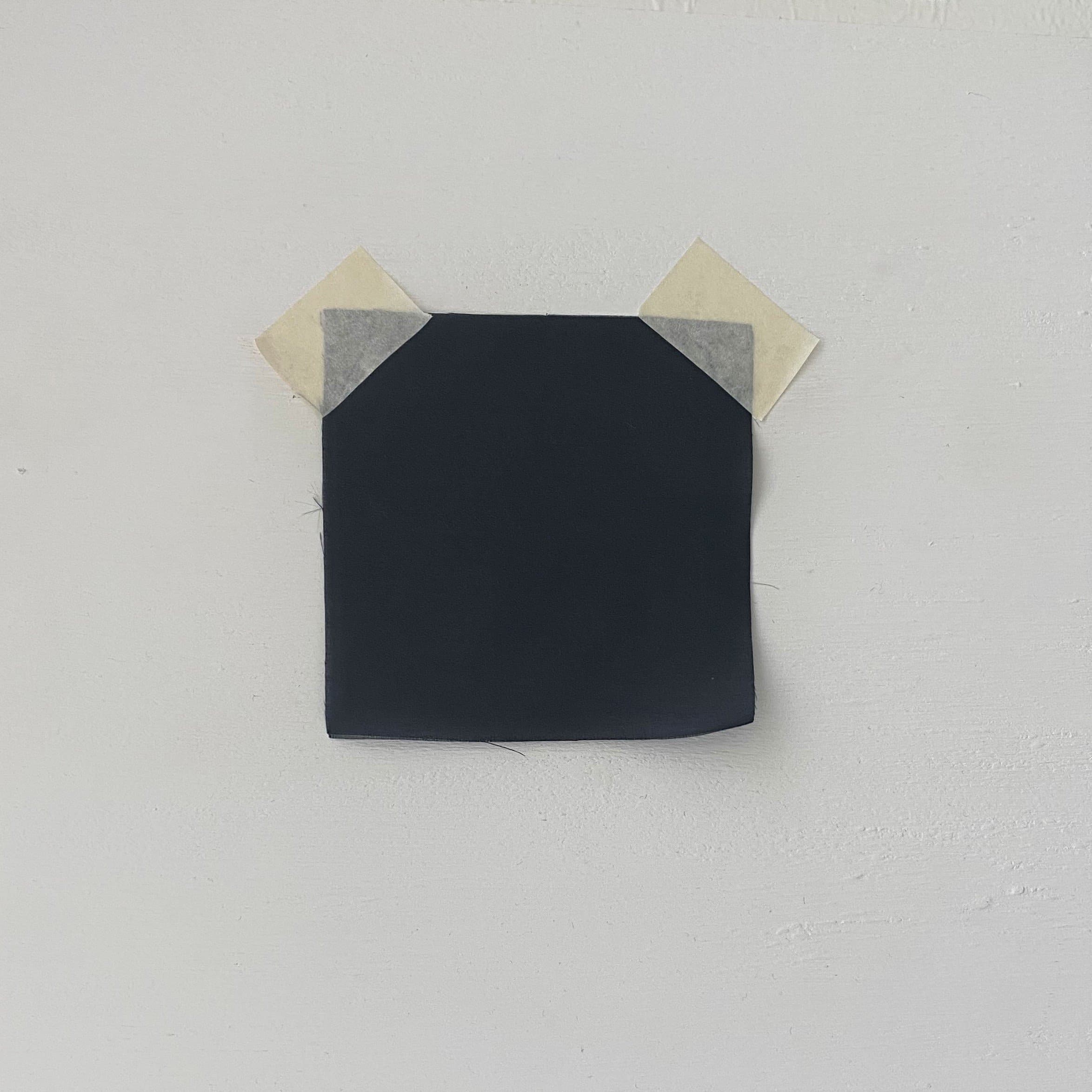 Black Silk Cotton Voile — lightweight with a soft drape, a subtle texture and a low-sheen luster finish, 30% mulberry silk, 70% cotton, 137cm wide