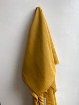 Tumeric Silk Cotton Voile — lightweight with a soft drape, a subtle texture and a low-sheen luster finish, 30% mulberry silk, 70% cotton, 137cm wide