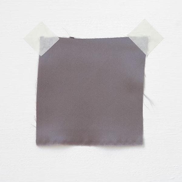 Smoke Sandwash Satin — lightweight and soft with a smooth luster satin finish, 100% mulberry silk, 140cm wide