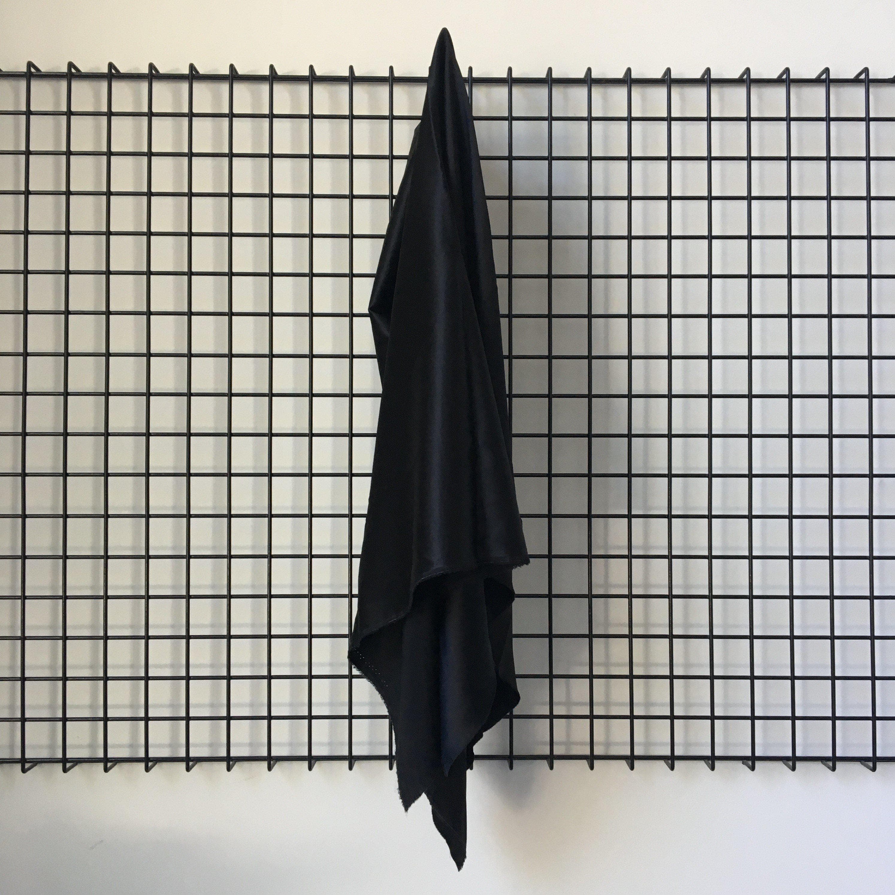 Stretch Silk Satin - Black