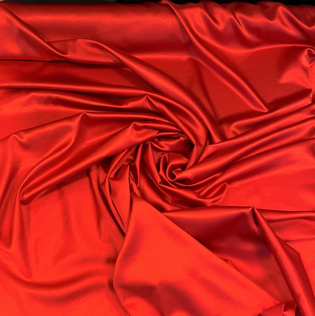 Stretch Polyester Lining - Red