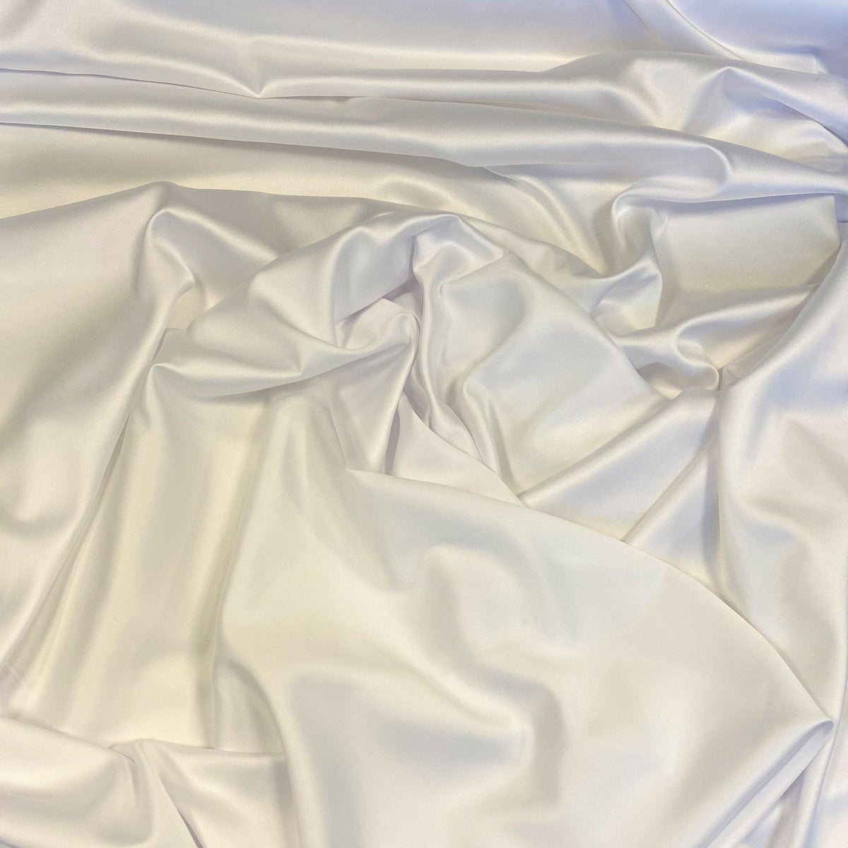 Stretch Polyester Lining White, Fabric Australia