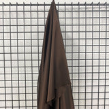 Stretch Silk Satin - Chocolate