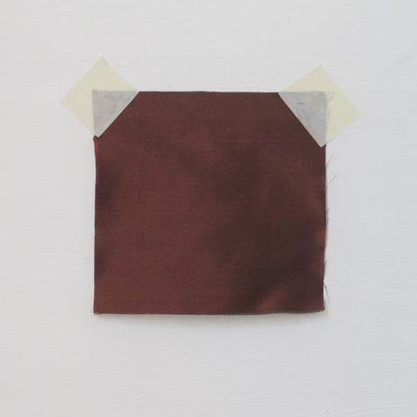 Terracotta Silk Dupion — mid-weight and crisp with a lightly slubbed texture, 100% silk, 137cm wide