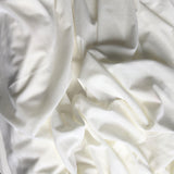 Ivory Silk Velvet — featuring a low-sheen nap with a soft drape, in silk and rayon, 135cm wide