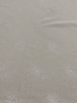 Ivory / Silver Sparkle Tulle — lightweight and soft, 100% nylon, 140cm wide