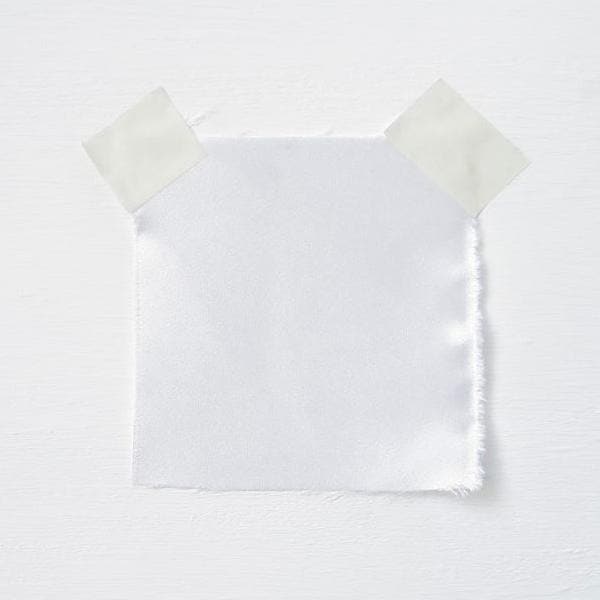 Crepe Satin White