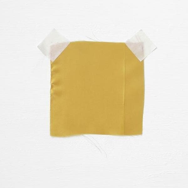 Yellow Sandwash Satin — lightweight and soft with a smooth luster satin finish, 100% mulberry silk, 140cm wide