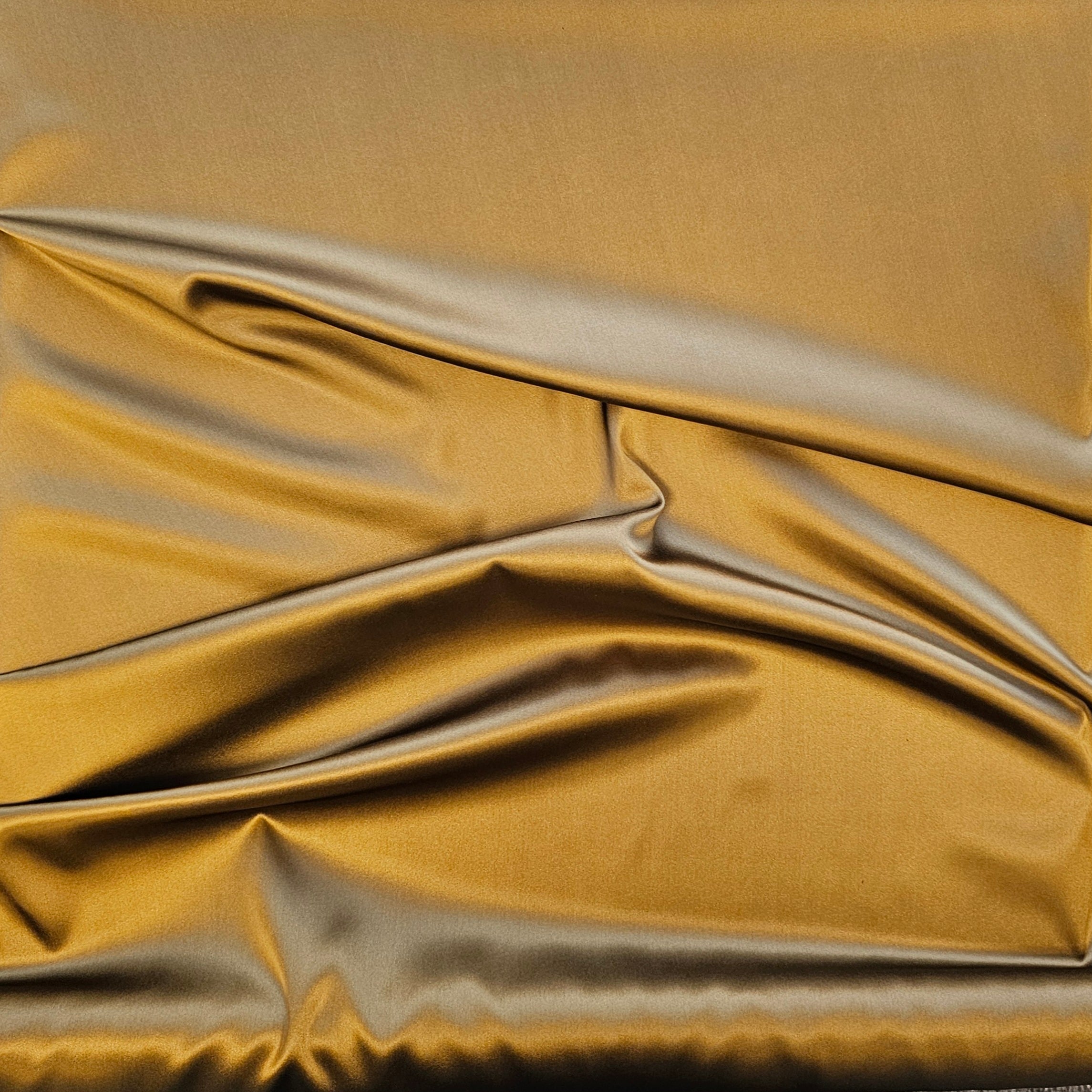 Stretch Silk Satin - Chestnut