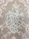 Cut-Piece Fine corded lace (1268) Ivory