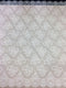 Remnant Fine floral lace 1323 Ivory