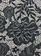 Remnant Fine Floral Lace (1540) Black