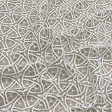 Ivory Guipure Lace — featuring Guipure motifs and geometric motifs, 120cm wide