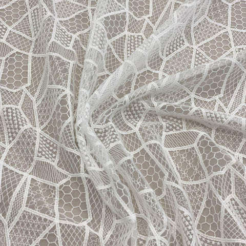Geometric Lace (1639) Ivory
