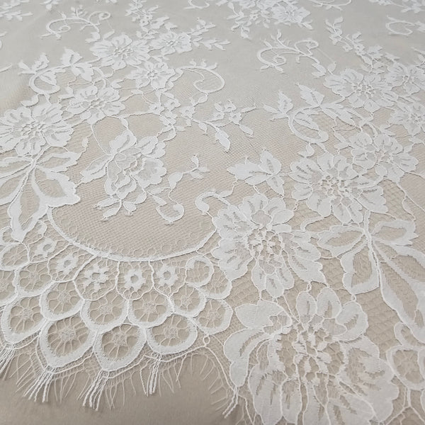 Fine Floral Lace (1659) - Ivory