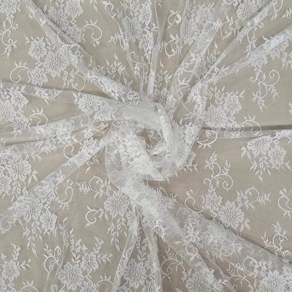 Fine Floral Lace (1659) - Ivory