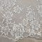Fine floral lace (1661) Ivory