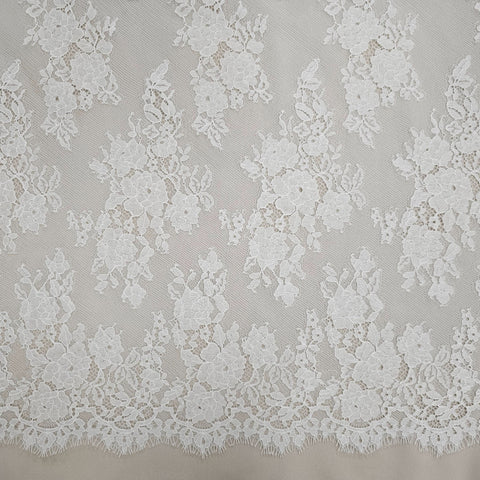 Fine floral lace (1663) Ivory