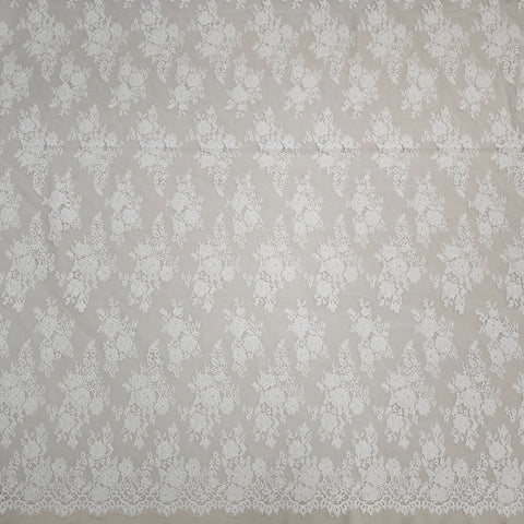 Fine floral lace (1663) Ivory