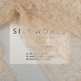 Sequined Floral Corded Lace (1683BD) - Sand