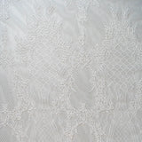 Ornate Floral Corded Lace (1685) - Ivory