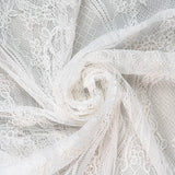 Ornate Floral Corded Lace (1685) - Ivory