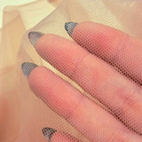 Old Rose 1D Tulle — lightweight and soft, 100% nylon, 160cm wide
