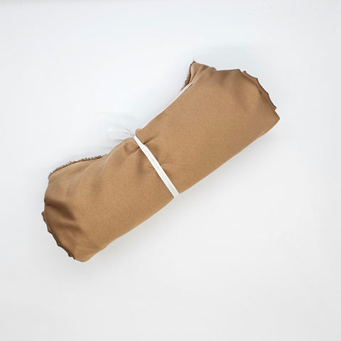 Remnant Stretch Polyester Lining Toffee