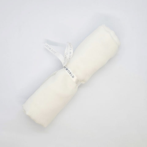 Remnant Stretch Polyester Crepe Ivory