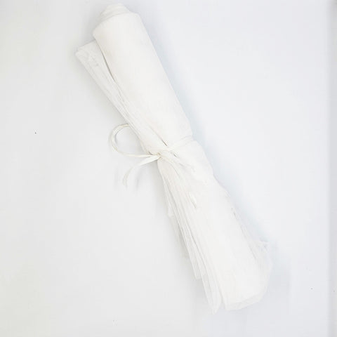 Remnant Polyester Tulle White