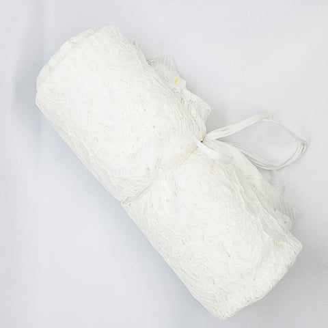 Remnant Fine Rosette Lace (1476) Ivory