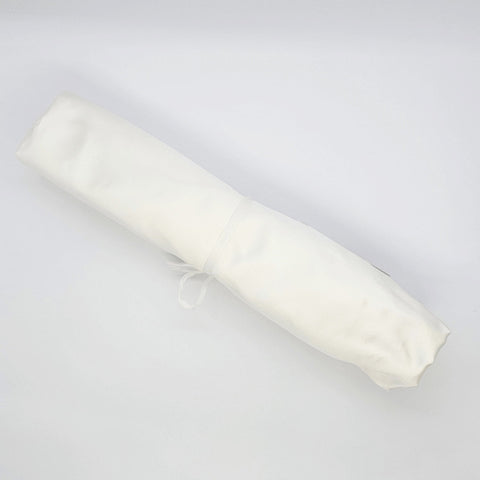 Remnant Recycled Heavy Polyester Satin Ivory