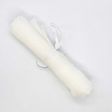 Remnant Satin Organza 12mmsSilk White