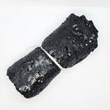 Remnant Sequined Georgette Black