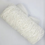 Ivory Embroidered Floral Tulle — featuring floral motifs and hand-beading, 50% nylon 50% rayon, 130cm wide