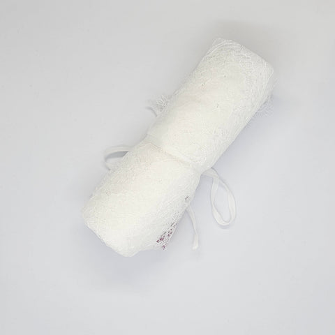 Remnant Fine floral lace (1650) White