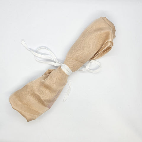 Remnant Stretch Satin Nude