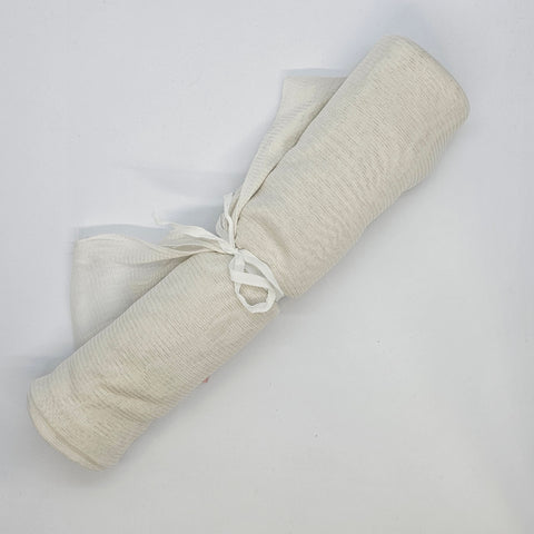 Remnant Satin Chiffon Bone