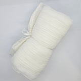 Remnant Pleated Tulle - Ivory
