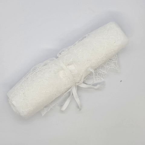 Remnant Fine floral lace 1323 Ivory