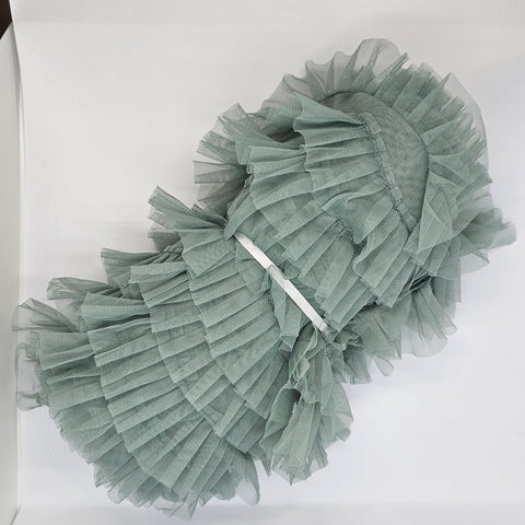 Remnant Ruffled Tulle (V17113) Sea Grass