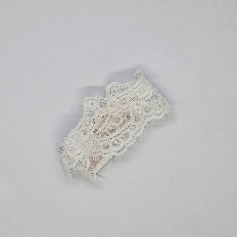Remnant Corded Lace Trim (1391T) Light Ivory