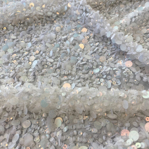 Sequin Tulle (K26259) Ivory/1