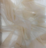 Nude 2D Tulle — lightweight and soft, 100% nylon, 300cm wide